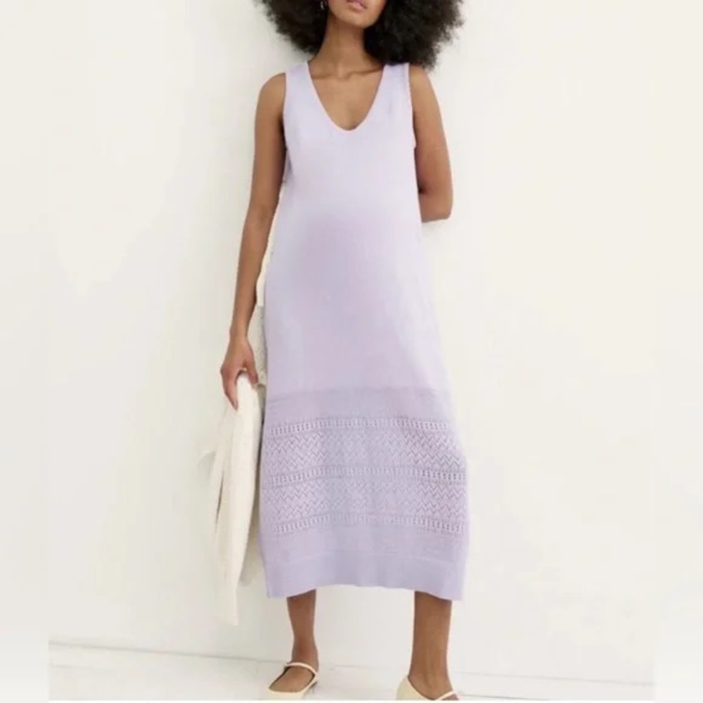 Hatch Lavender Midi Dress